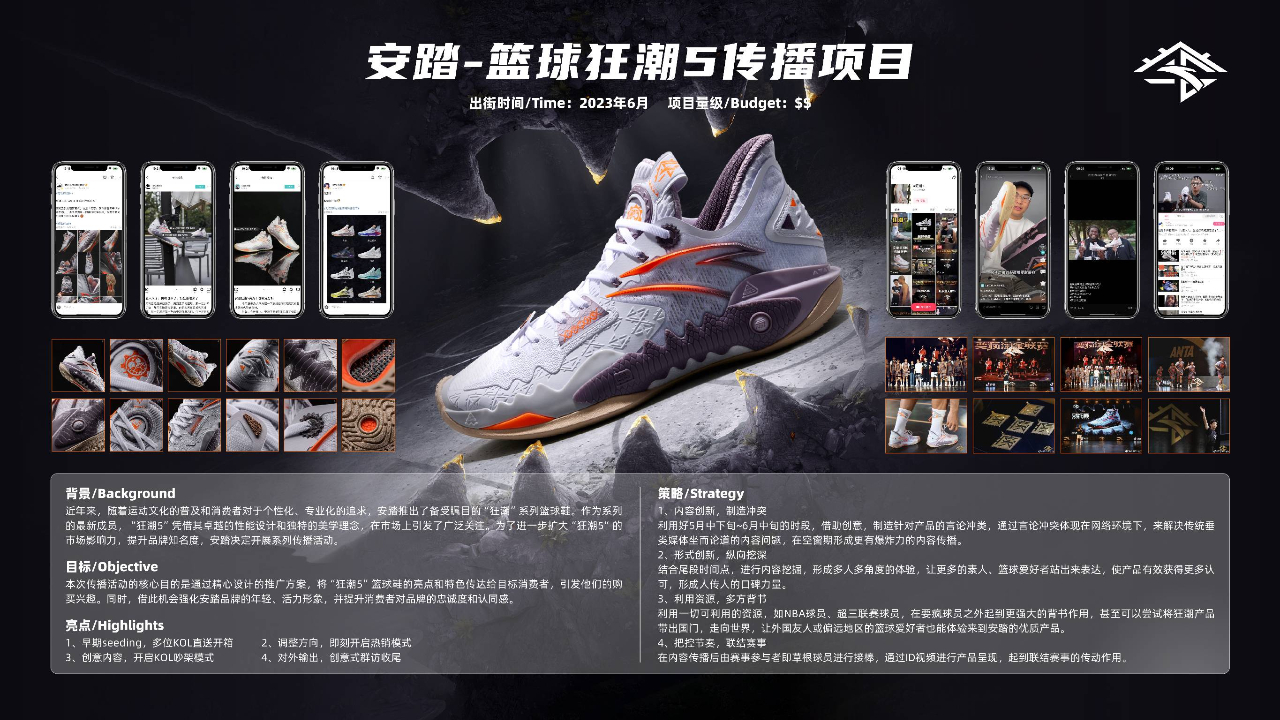 安踏-篮球狂潮5传播
