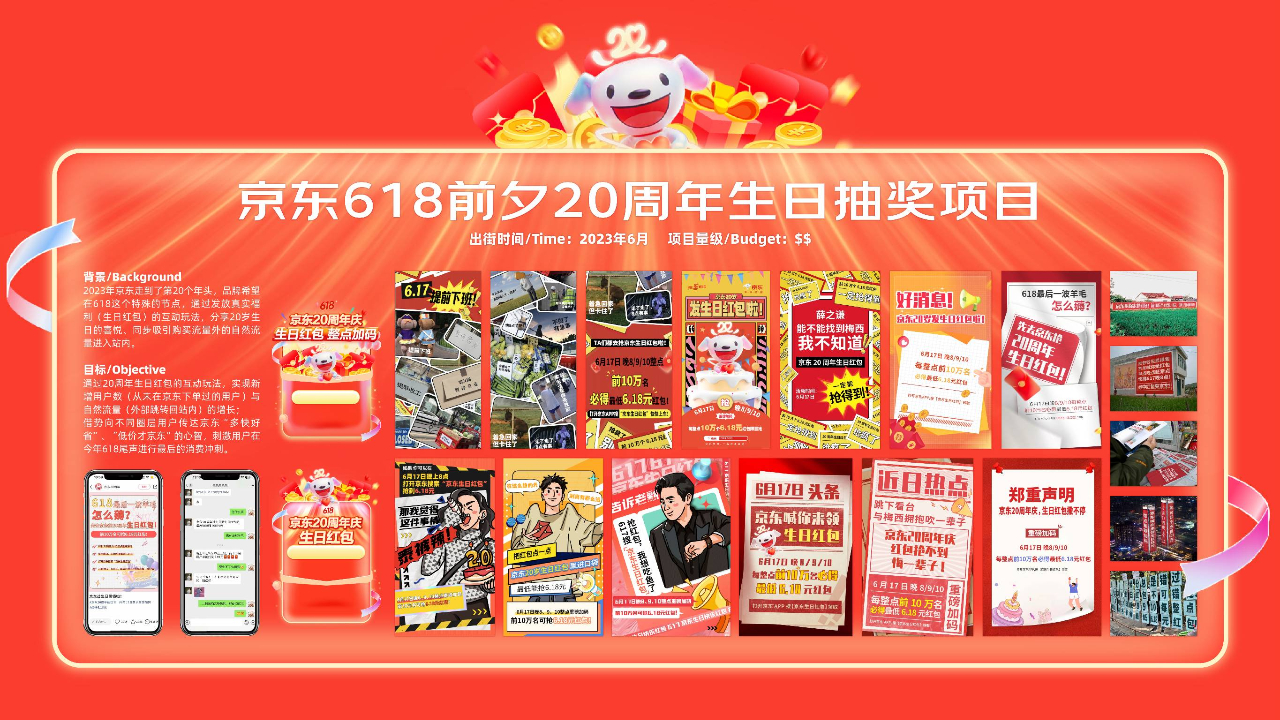 京东618前夕20周年生日抽奖项目